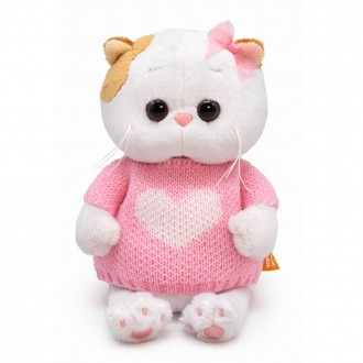 Кошечка Ли-Ли Baby в свитере с сердцем (20 см)